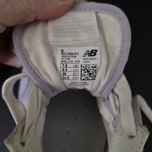 New Balance 720 Womens Whisper Grey WL720CP1 Size 7.5 - Picture 10 of 11